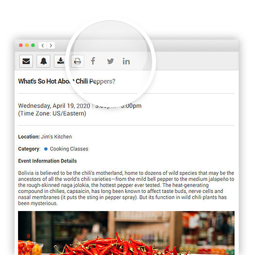 CalendarWiz features for your groups, communities, and organizations