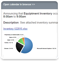 Attach documents and images to calendar events