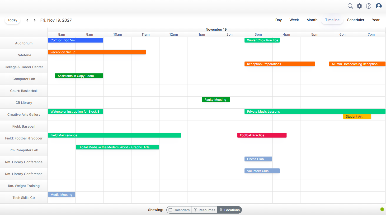 CalendarWiz+ locations and calendar groups