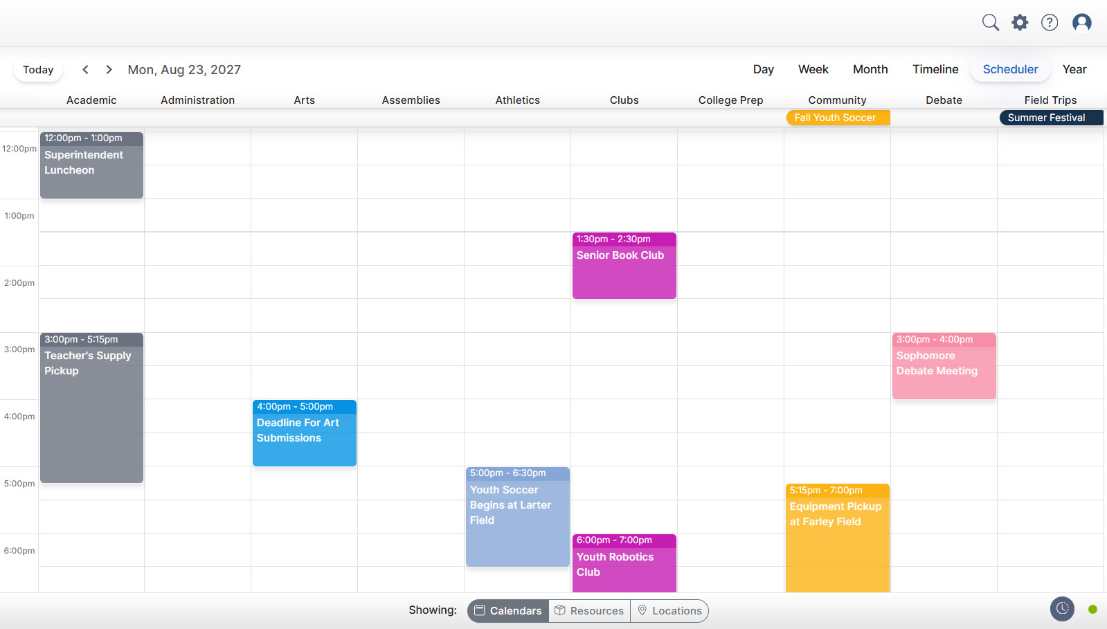 CalendarWiz staff scheduling calendar